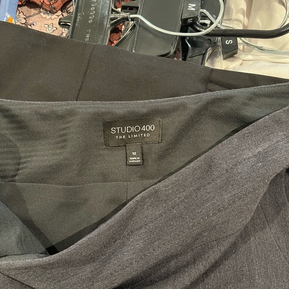 Black and Dark Grey Pencil Skirts - Picture 6 of 7